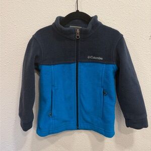 Columbia Kids Blue and dark blue Fleece Jacket